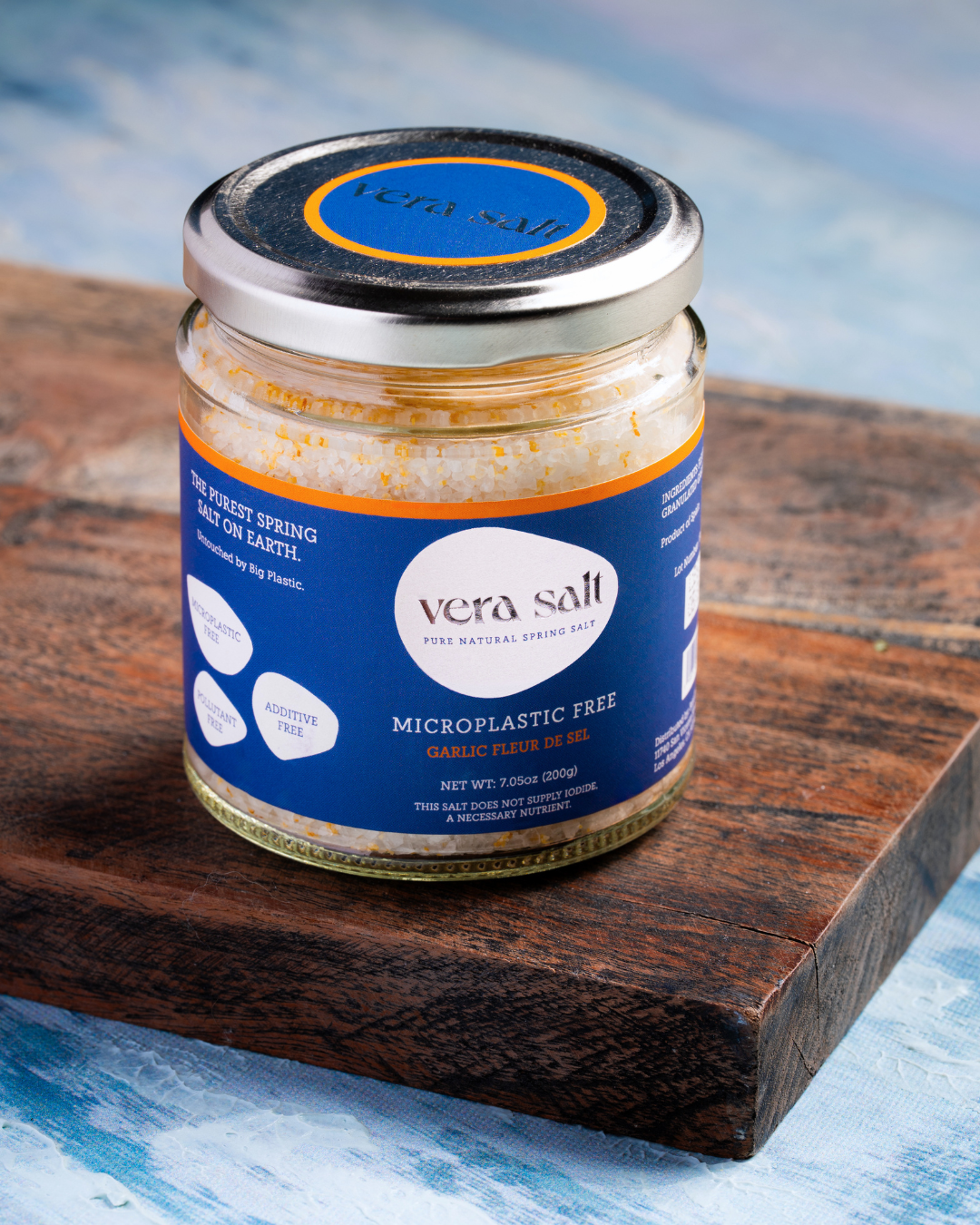 Garlic Infused Spring Salt (200g) - Microplastic Free
