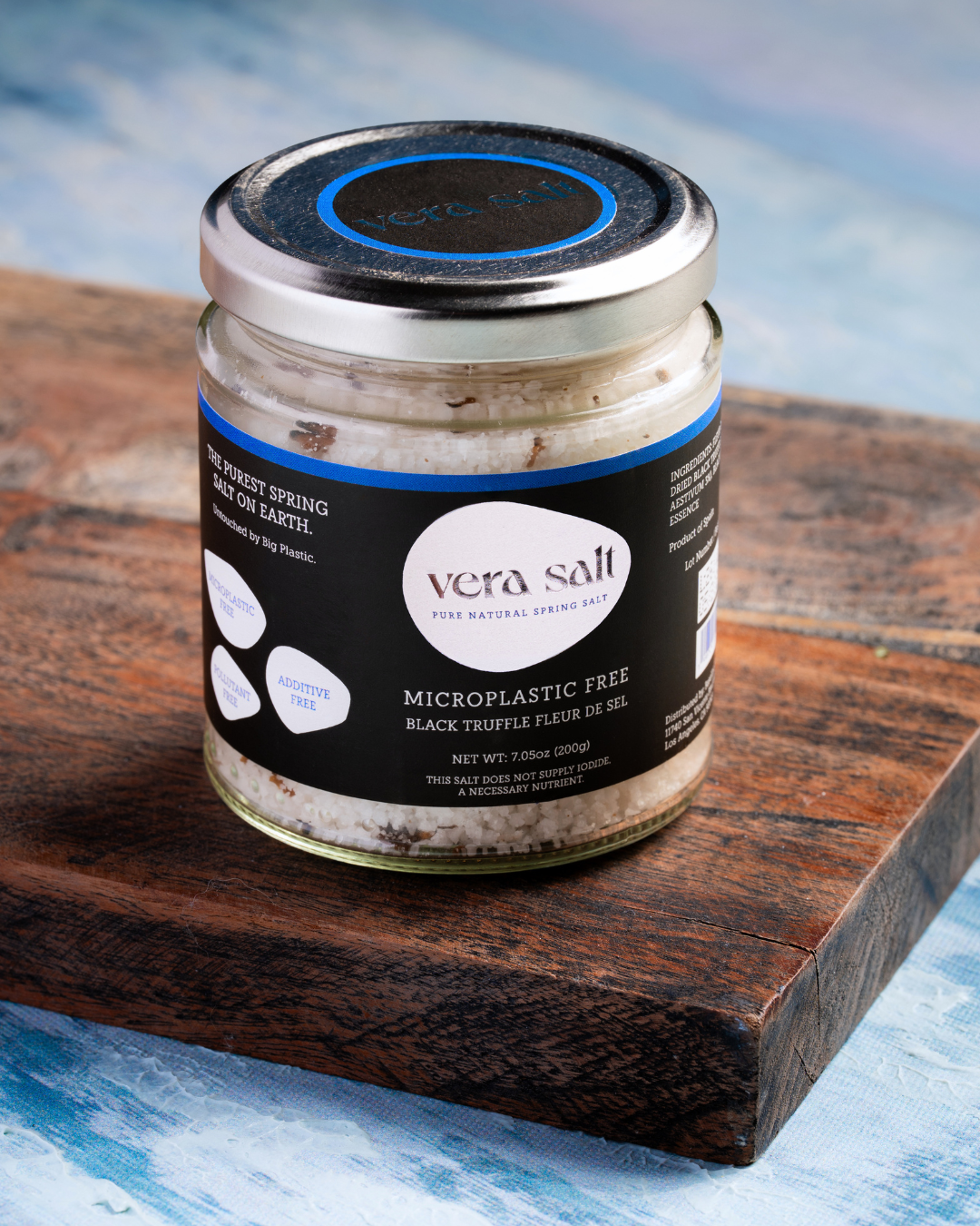 Black Truffle Infused Spring Salt (200g) - Microplastic Free