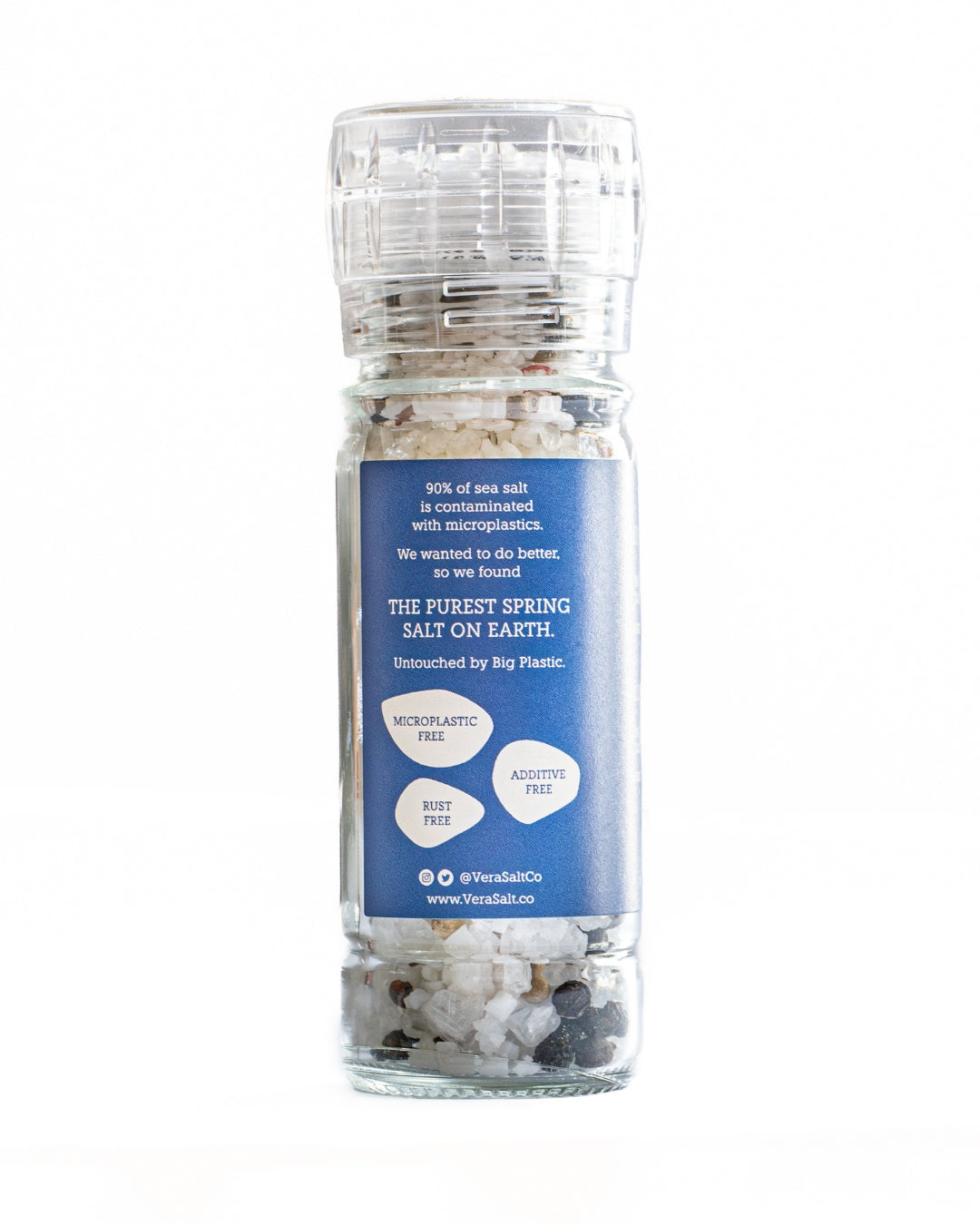 Spring Salt & Organic Pepper - Ceramic Grinder (80g)
