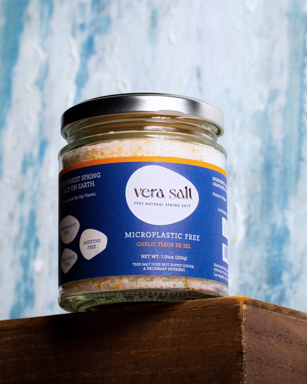 Garlic Infused Spring Salt (200g) - Microplastic Free