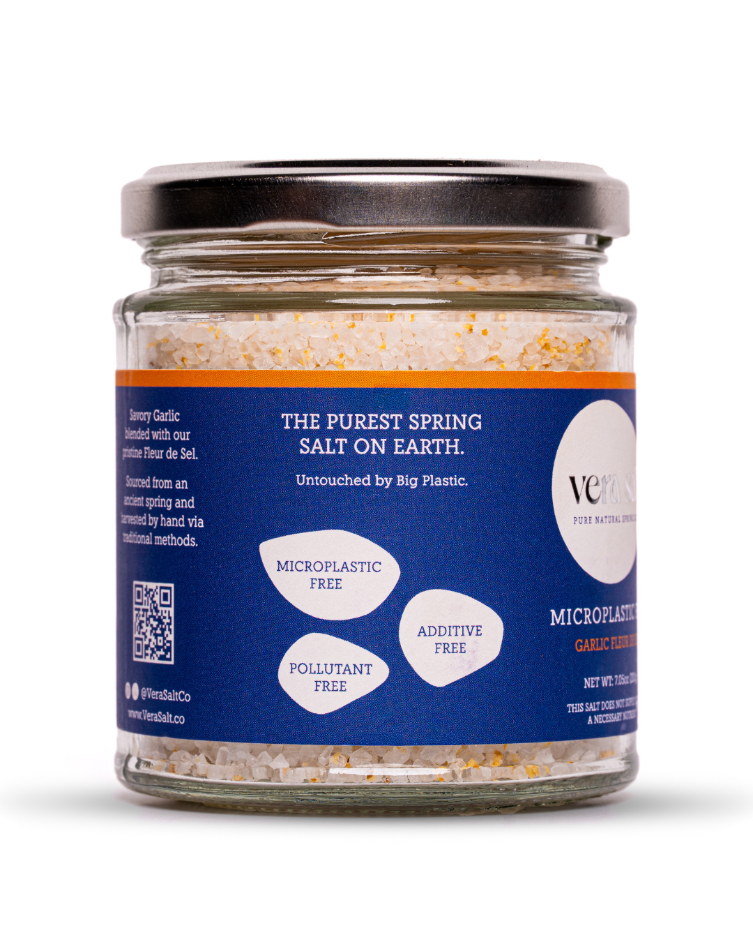 Garlic Infused Spring Salt (200g) - Microplastic Free
