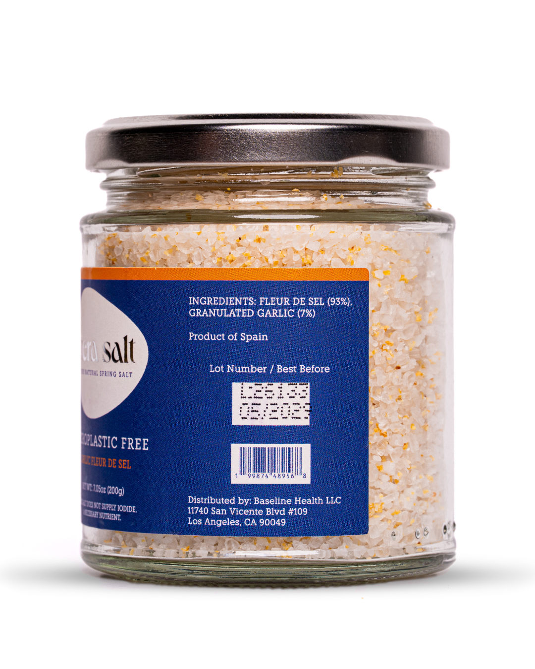 Garlic Infused Spring Salt (200g) - Microplastic Free