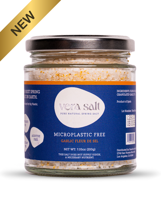 Garlic Infused Spring Salt (200g) - Microplastic Free