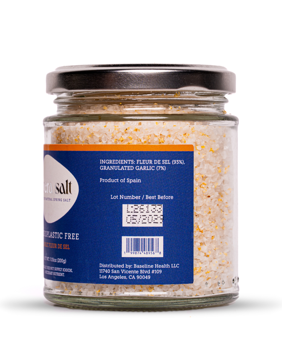 Garlic Infused Spring Salt (200g) - Microplastic Free