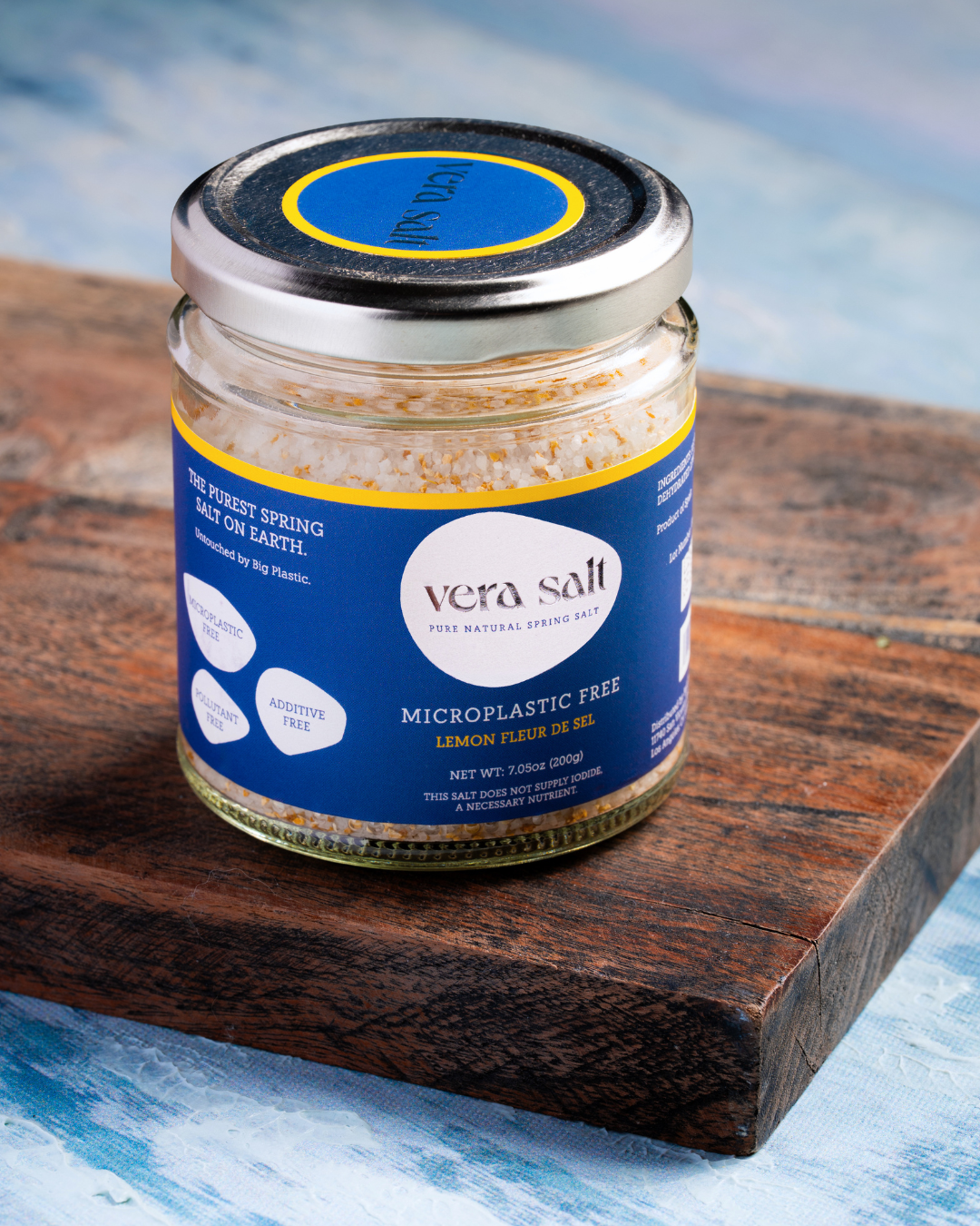 Lemon Infused Spring Salt (200g) - Microplastic Free