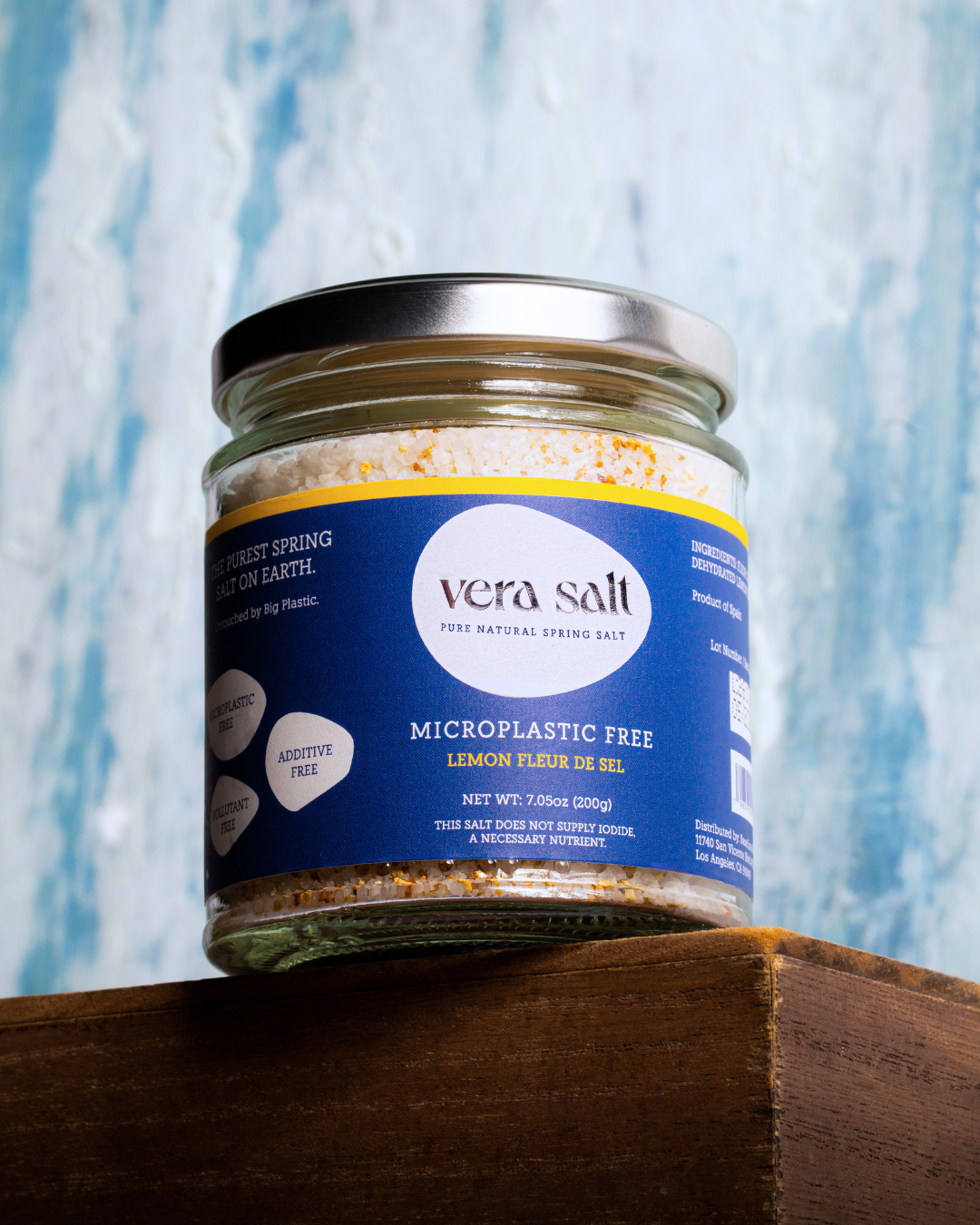 Lemon Infused Spring Salt (200g) - Microplastic Free