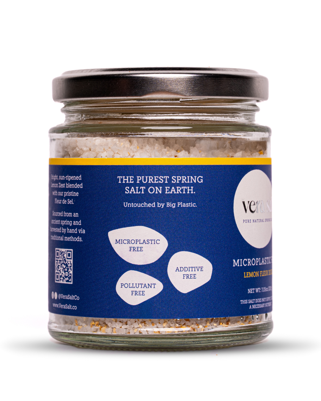 Lemon Infused Spring Salt (200g) - Microplastic Free
