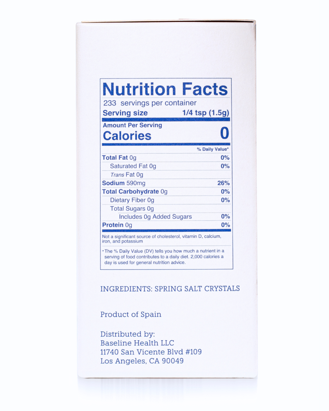 Salt Crystal Grinder Refill (350g) - Microplastic Free