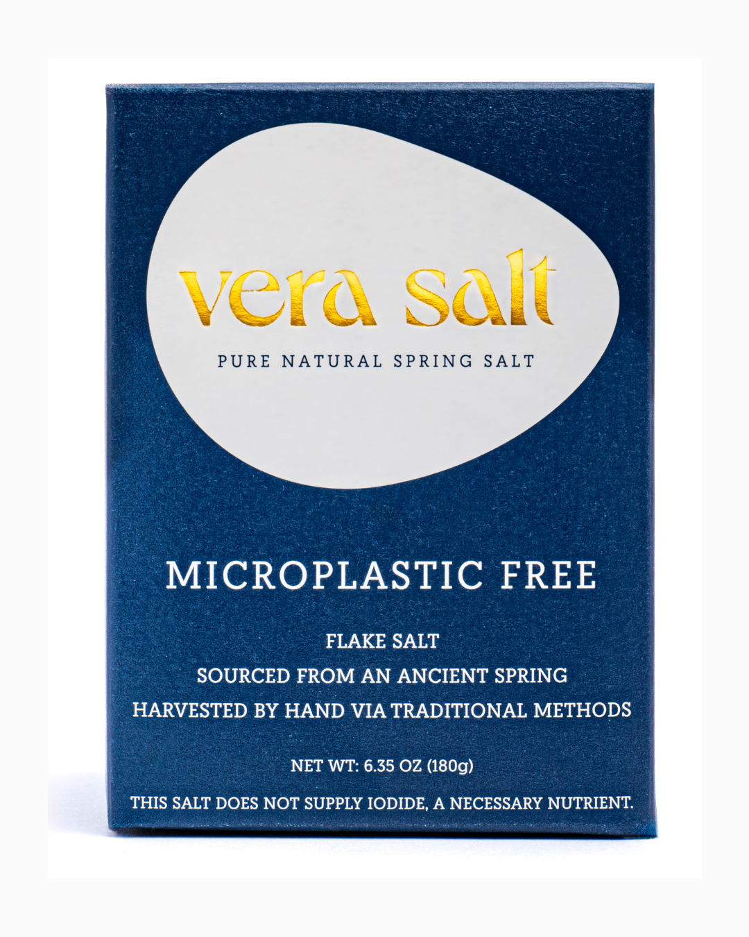 Flake Pure Natural Spring Salt (180g) - Microplastic Free