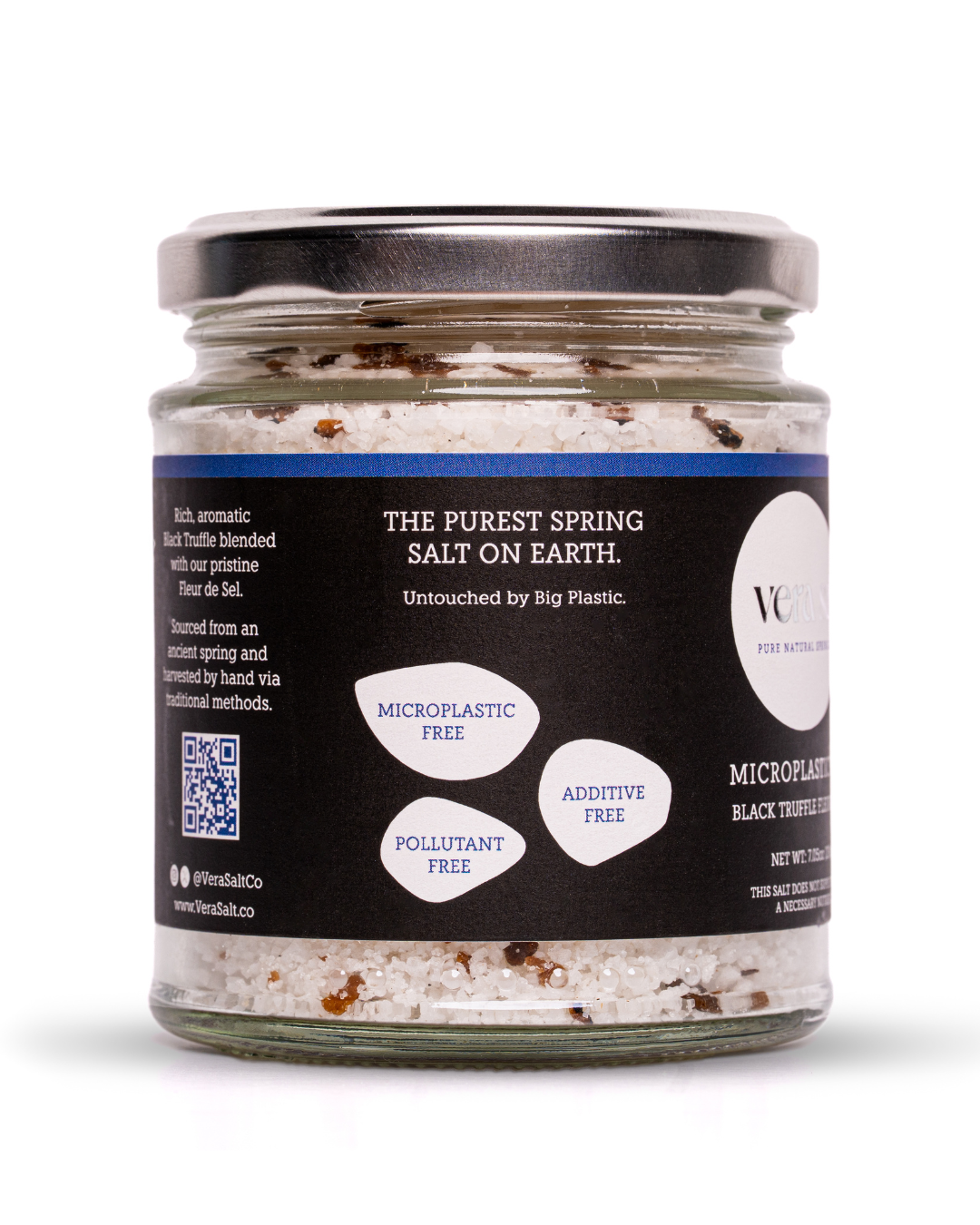 Black Truffle Infused Spring Salt (200g) - Microplastic Free