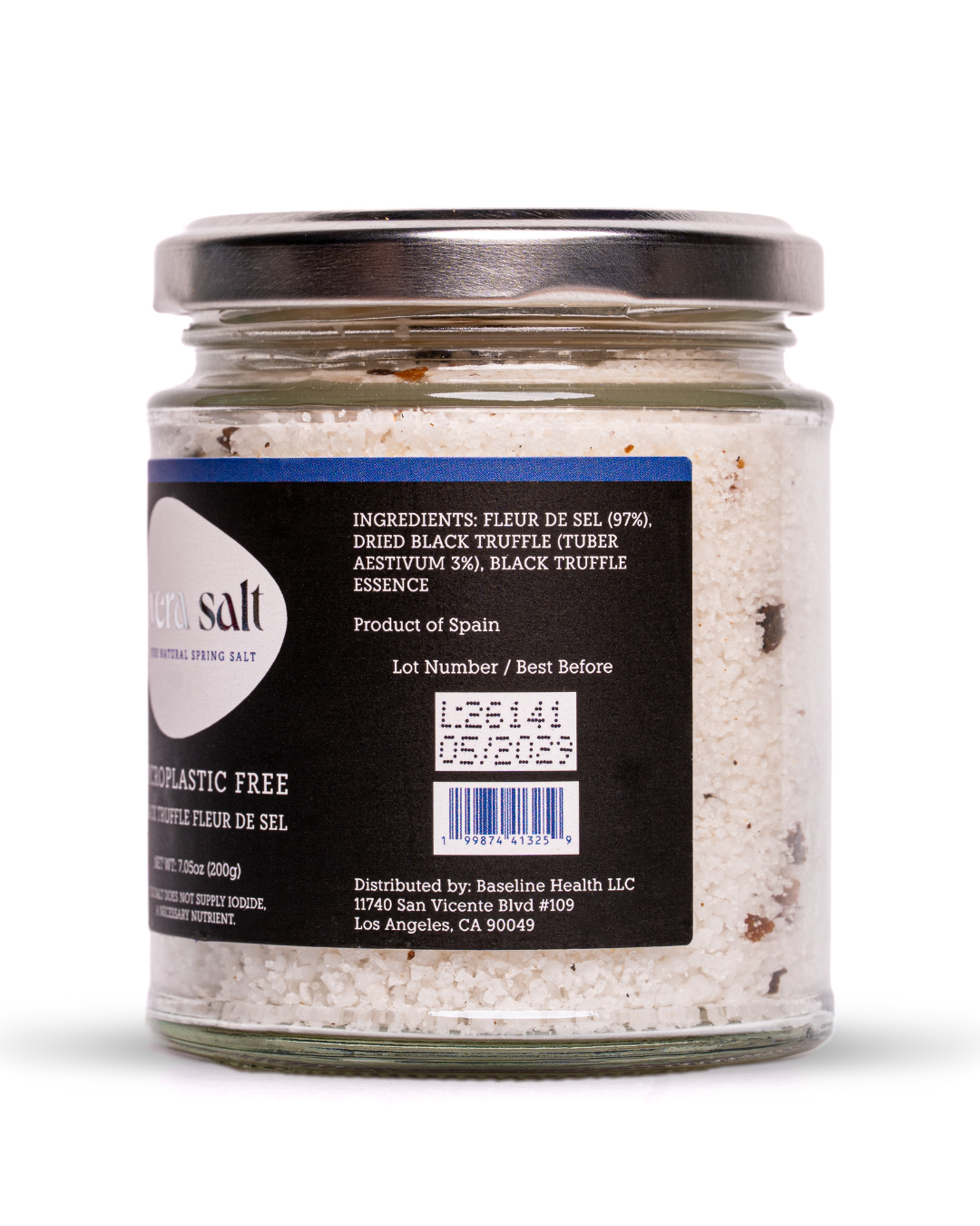 Black Truffle Infused Spring Salt (200g) - Microplastic Free