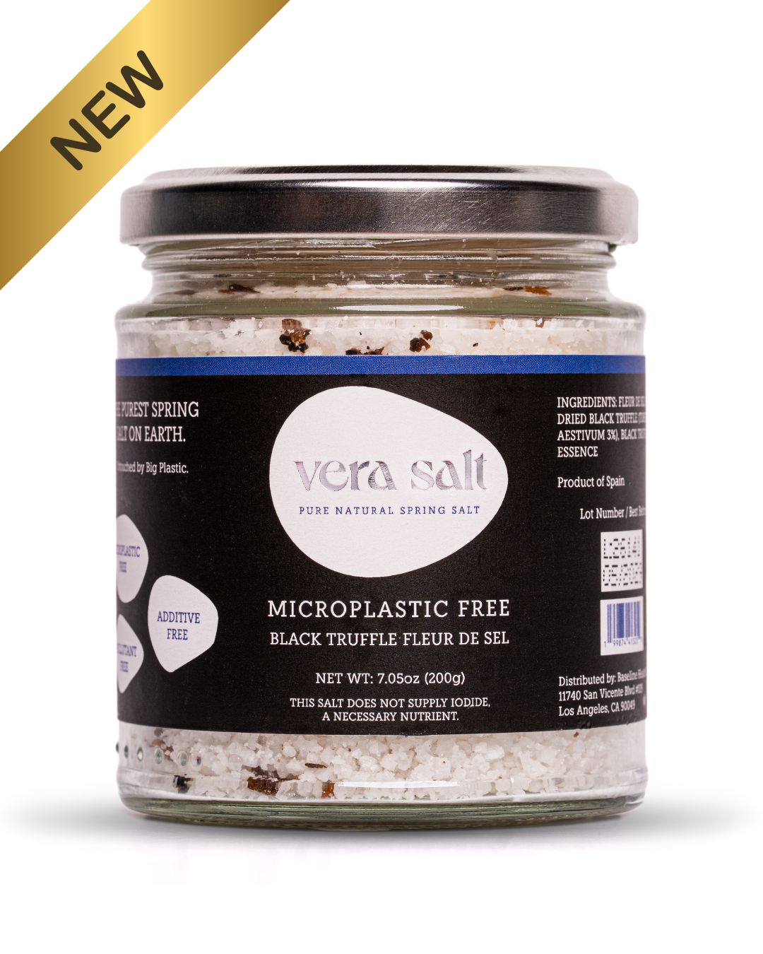 Black Truffle Infused Spring Salt (200g) - Microplastic Free