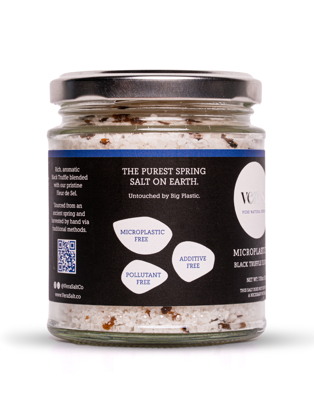 Black Truffle Infused Spring Salt (200g) - Microplastic Free