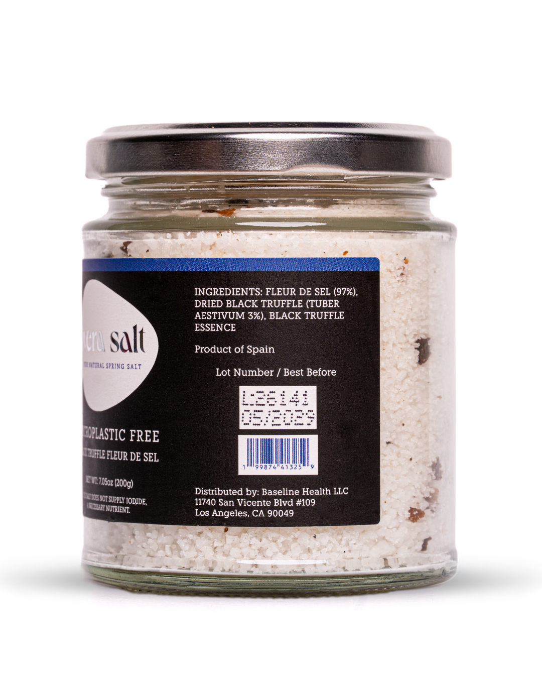 Black Truffle Infused Spring Salt (200g) - Microplastic Free